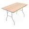 Atlas Commercial Products Titan Series Wood Folding Table, 4 ft x 30 Banquet, Vinyl Edge WFT5-3048 - alternate 1